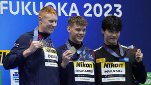 황선우, 자유형 200ｍ 동메달…한국 최초 세계선수권 2회 연속 메달