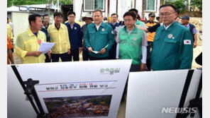 호우에 시설 피해 1만3884건…산사태 피해 74.7% 복구