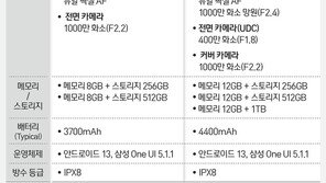 화면 2배 된 ‘갤Z플립5’·군살 뺀 ‘폴드5’…‘폴더블 대중화’ 쐐기