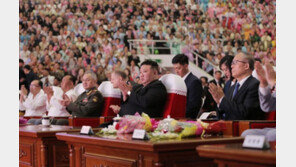 김정은, 중·러 대표단과 정전일 기념공연 관람…3각 밀착 과시