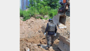 춘천 도로 공사장에서 폭발물 발견…軍처리반에 인계