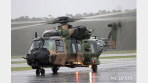 호주 퀸즈랜드 해안서 군 헬기 훈련중 추락, 4명 실종