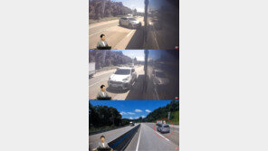 고속도로서 역주행 노린 무개념 SUV, 사과도 없이 쌩~