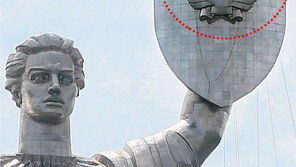 우크라, 동상서 옛 소련 낫-망치 제거 