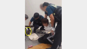 고터 흉기 소지 20대 “호신용이다”…검거 장면 허리엔 ‘가면라이더 벨트’