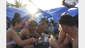 ‘38도’ 포르투갈 청년대회, 앱으로 폭염 경고-분수대에 물탱크도