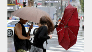 충청 진입한 ‘카눈’…퇴근시간대 수도권, 밤 10시 서울 최근접