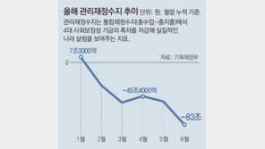 상반기 나라살림 적자 83조… 연간 전망치보다 25조 초과