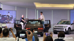 [현장]네모진 ‘박스카’로 진화한 싼타페… “도심·야외 최적의 선택지”