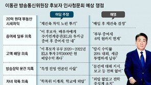 野 “이동관, 아파트 투기”… 李 “재건축 추진 몰랐다”