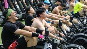 철인들 “젖먹던 힘을 다해” 