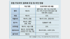 유럽 ‘횡재세’ 무차별 도입… 에너지 이어 금융-식품업체로 확대 