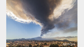 이탈리아 에트나화산 분화 카타니아 공항 임시 폐쇄