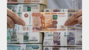 루블화 가치, 우크라戰 이후 최저… “러 원유수출엔 도움” 