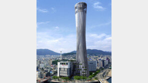 부산 롯데타워 허가 23년만에 착공… 67층 342.5m로 국내 3번째 높아 