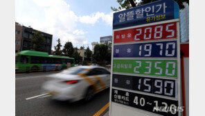 유류세 인하 10월까지 연장…ℓ당 휘발유 615원·경유 369원 유지