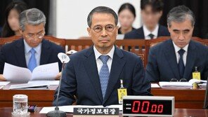 국정원장 “‘이동관 문건’ 본 적 없어…추가 보고·조사도 없었다”