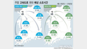 막바지 휴가철…평소보다 교통량 감소[주말·휴일 고속도로]