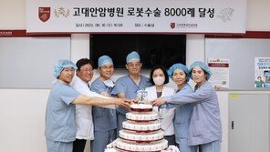 고대안암병원 로봇수술 8000건 돌파