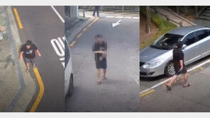 신림 성폭행 피의자 범행 전 CCTV…반바지·슬리퍼 차림에 골목 어기적
