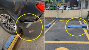한 번에 주차 못하면 차량 파손, ‘공포의 주차장’ 논란