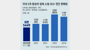 ‘차박 열풍’ 시들고 불황에 가성비 선호… 소형 SUV, 무서운 질주