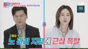 ‘오연수♥’ 손지창 “죽을 병 걸린 줄…‘동상이몽2’ 출연 후 3㎏ 감량”