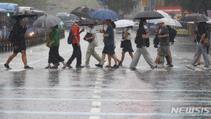 비 퍼붓다 맑아지는 ‘오락가락’ 하늘…“대기 불안정 때문”