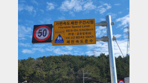 심야엔 스쿨존도 최고 50㎞로 달린다…내달 1일 속도규제 개편