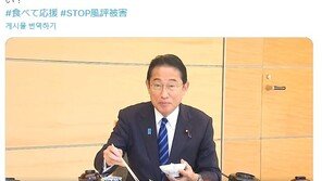 日기시다, 후쿠시마산 회 먹고 “맛있다”…오염수 방류 안전성 피력