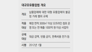 “대규모유통업법, 소비자 혜택 막는 낡은 규제”