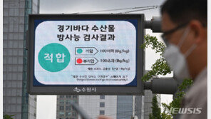 정부 “日오염수 방류 후 제주 해역 방사능 안전 수준 확인”