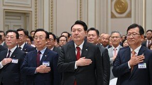 尹 “공산 전체주의·반국가세력, 반일 감정 선동…자유 끊임없이 위협”