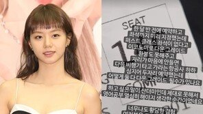 ‘일등석이 이코노미로’ 화난 혜리에 항공사 해명이…“오버부킹은 아냐”