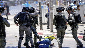 이스라엘 경찰 반정부 시위대 진압