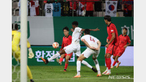 홍윤상 키르기스전 결승골…韓, 진땀승으로 올림픽행 첫발