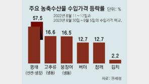 추석前 수입가격, 명태 58%-고추 17% 올라 