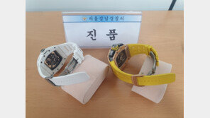 ‘시가 40억’ 명품시계 사는 척 바꿔치기한 일당…검찰 송치