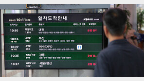 철도파업 나흘째 참가율 29.5%…열차 운행률 80.1%