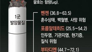 [사설]흡연피해 팽개친 담배성분공개법 10년 표류, 이젠 끝내야