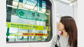 ‘지금 무슨 역이지?’…서울지하철 스크린도어에 역명 크게 부착