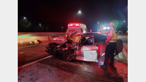 고속도로 역주행한 승용차, 승합차와 ‘쾅’…사상자 4명