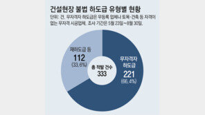 건설현장 3곳중 1곳 불법하도급… “최대 5배 징벌적 손배”