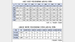 개인형 이동장치 무면허사고 80% 미성년자…“전용면허 도입해야”