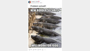 트럼프 “불법 이민자 ‘악어 먹이’로 주자” 주장…강경 이민정책 예고