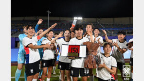 지소연 150번째 A매치…여자축구, 항저우AG 8강행