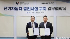 휴맥스이브이-정부청사관리본부, 전기차 충전시설 운영 협력