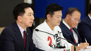 김기현 “민주, 비밀투표에선 배신자 색출…공개투표는 비공개 진행”