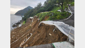 거제 4층 규모 해안 펜션 붕괴…리모델링 중 지반 침하