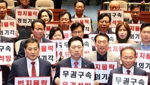 與 “법원이 개딸에 굴복… 법치 비상사태” 격앙